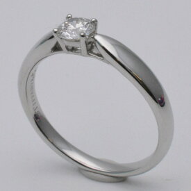 TIFFANY&Co.　ハーモニーソリティアリング　Pt950　プラチナ　ダイヤモンド0.23ct　約7号　重量約3.0g　指輪　ジュエリー　アクセサリー　レディース　【中古】