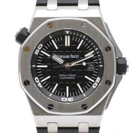 AUDEMARS PIGUET　オーデマ ピゲ　15710ST.OO.A002CA.01　Royal Oak Offshore Diver　ロイヤルオーク オフショアダイバー　ブラック　黒　自動巻き　オートマチック　42mm　デイト表示　メンズ時計　腕時計　【中古】