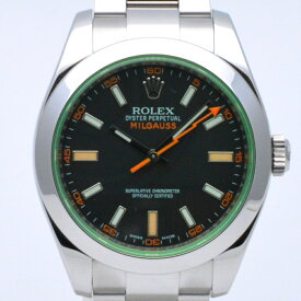ROLEX　ロレックス　116400GV　ミルガウス　ランダム番　自動巻き　オートマチック　40mm　メンズ時計　腕時計　【中古】
