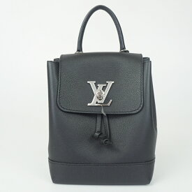 LOUIS VUITTON　ルイヴィトン　M41815　ロックミー バックパック　トリヨンレザー　ノワール　ブラック　黒　シルバー金具　リュックサック　バックパック　ミニバッグ　レディース　【中古】