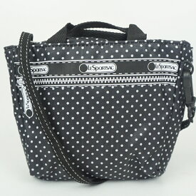 LESPORTSAC　レスポートサック　2WAY ナノサイズポーチ　ブラック　黒　ショルダーバッグ　肩掛け　斜め掛け　レディース　【中古】
