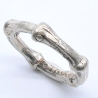 【中古】 TIFFANY&Co.　ティファニー　バンブーリング　SV925　約7.5号サイズ　重量約4.5g　指輪　ジュエ…
