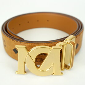 【中古】 MCM　エムシーエム　MXBEAUM01CO001　MCM M-Art リバーシブル ベルト 1.5 ヴィセトス　コニャック　ブラウン系　茶　全長約131.5cm　メンズベルト　アパレル