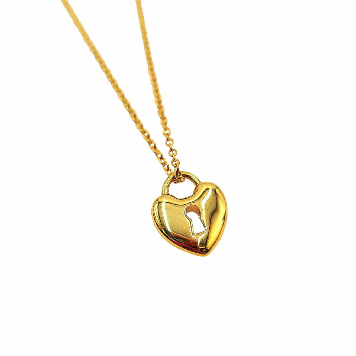 楽天市場】TIFFANY&Co. ティファニー ハートロック ネックレス K18YG  