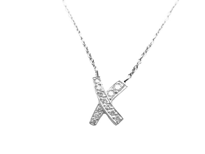 楽天市場】TIFFANY&Co. ティファニー キス ダイヤモンド ネックレス  