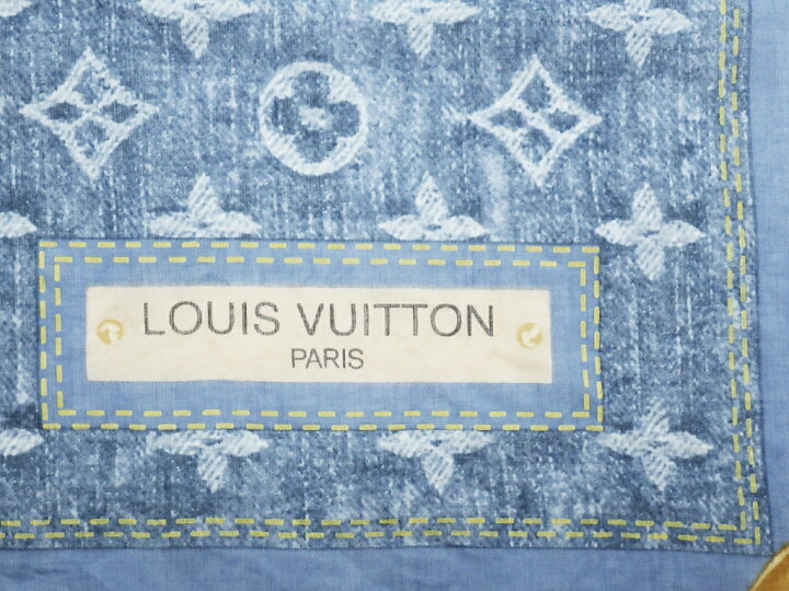 楽天市場】LOUIS VUITTON ルイヴィトン カレ モノグラムデニム M71896 