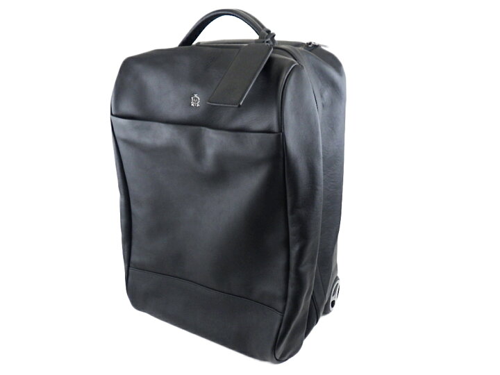 dunhill レザーキャリーケース 黒