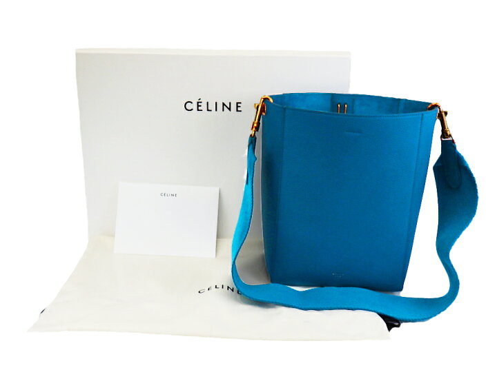 楽天市場】【美品】CELINE セリーヌ サングル バケット スモール  
