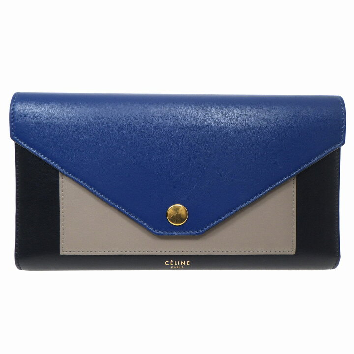 楽天市場】CELINE セリーヌ Tri Foldトリフォールド 105853 三つ折り長 
