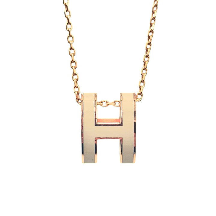 楽天市場】HERMES エルメス ポップアッシュネックレス 147991F0 マロン 