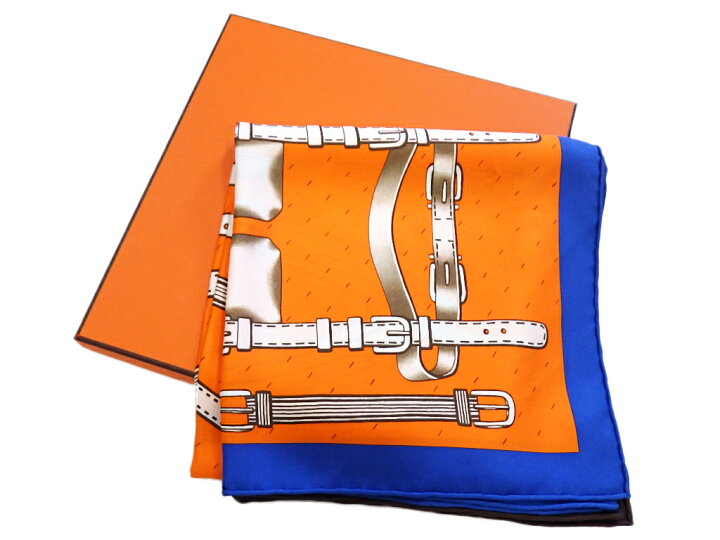 楽天市場】【新品同様】HERMES エルメス カレ90 大判スカーフ 