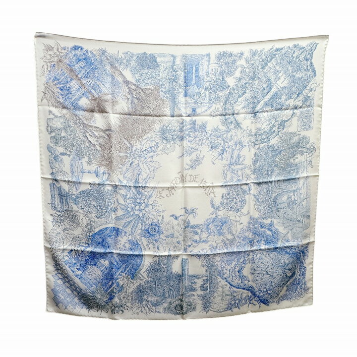 楽天市場】HERMES エルメス カレ90 大判スカーフ 『Le Jardin de Leila  