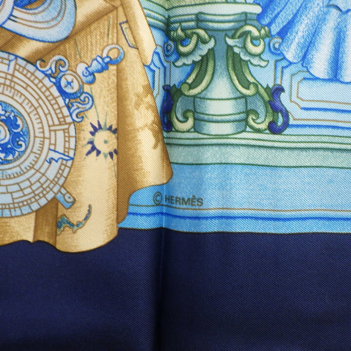 楽天市場】HERMES エルメス カレ90 スカーフ 『AZVLEJOS（大航海時代に 