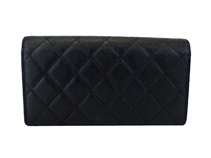 楽天市場】【美品】CHANEL シャネル ココ ロック フラップ ウォレット 
