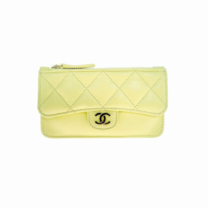 楽天市場】CHANEL シャネル ココマーク マトラッセ ファスナー付き  