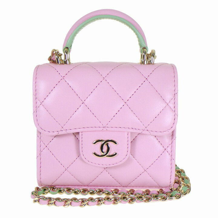 楽天市場】【美品】CHANEL シャネル マトラッセ チェーンクラッチ 