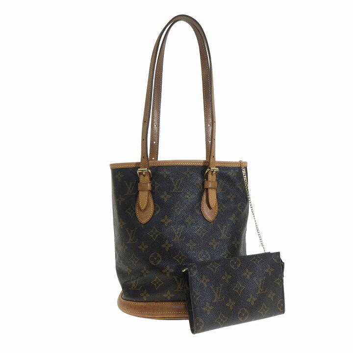 楽天市場】LOUIS VUITTON ルイヴィトン バケットPM ポーチ付き M42238 