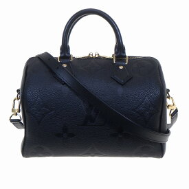 【美品】LOUIS VUITTON ルイヴィトン スピーディ・バンドリエール25 M58951 ジャイアント モノグラム・アンプラント レザー【程度SA】【中古】