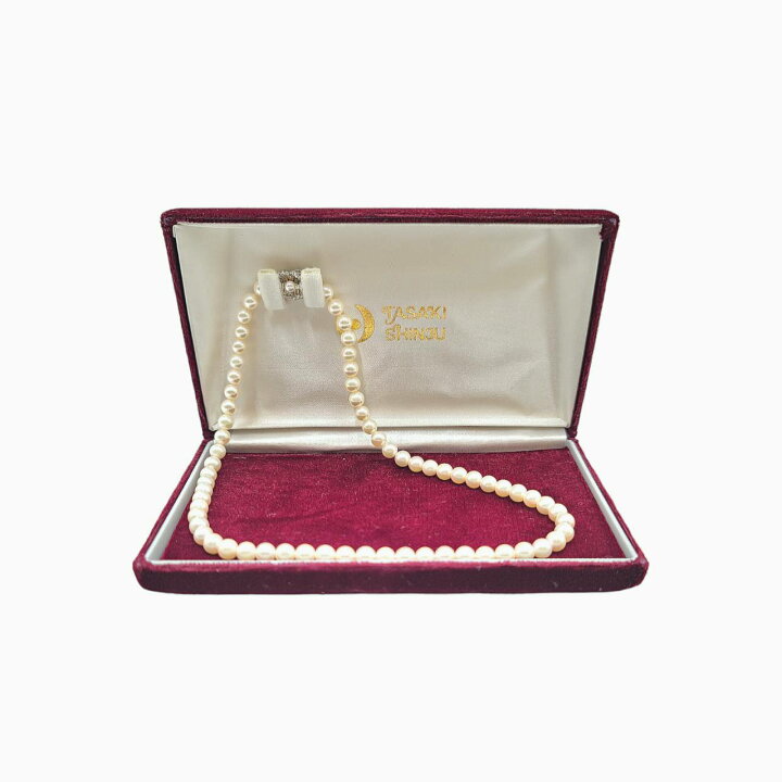 楽天市場】TASAKI タサキ パールネックレス 約6.1~6.5mm シルバー金具