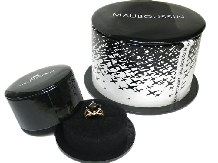 楽天市場】MAUBOUSSIN モーブッサン スモーキークォーツリング サイズ 