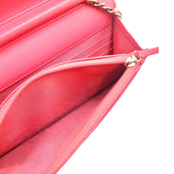 楽天市場】CHANEL シャネル マトラッセ チェーンウォレット A33814 