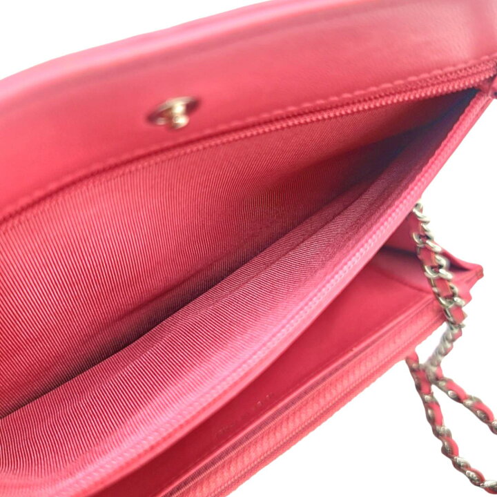 楽天市場】CHANEL シャネル マトラッセ チェーンウォレット A33814  
