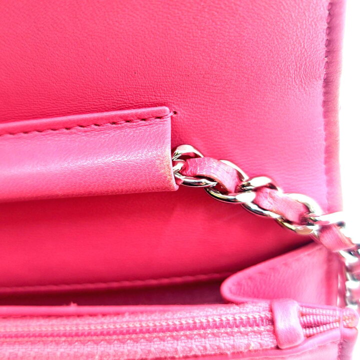 楽天市場】CHANEL シャネル マトラッセ チェーンウォレット A33814 