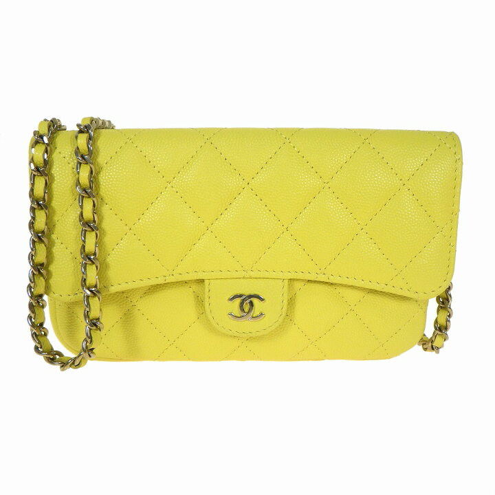 楽天市場】CHANEL シャネル マトラッセ ココマーク チェーンウォレット 