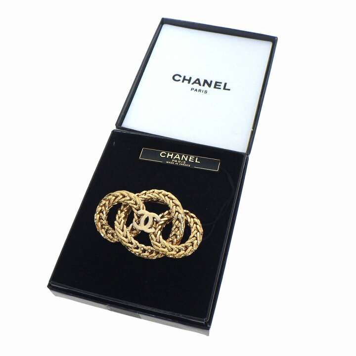 楽天市場】CHANEL シャネル トリプルサークル ココマーク ピン 