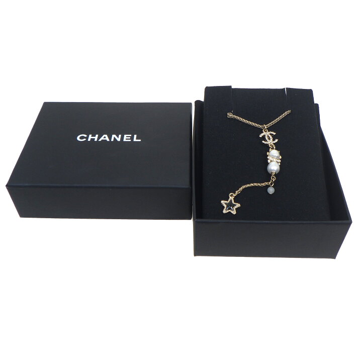 楽天市場】CHANEL シャネル ココマーク パール ラインストーン付 