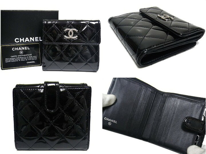 楽天市場】CHANEL シャネル ブリリアントシリーズ Wホック財布 A48694  