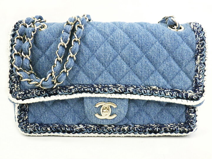 楽天市場】【美品】CHANEL シャネル デニムマトラッセ25 2wayチェーン 