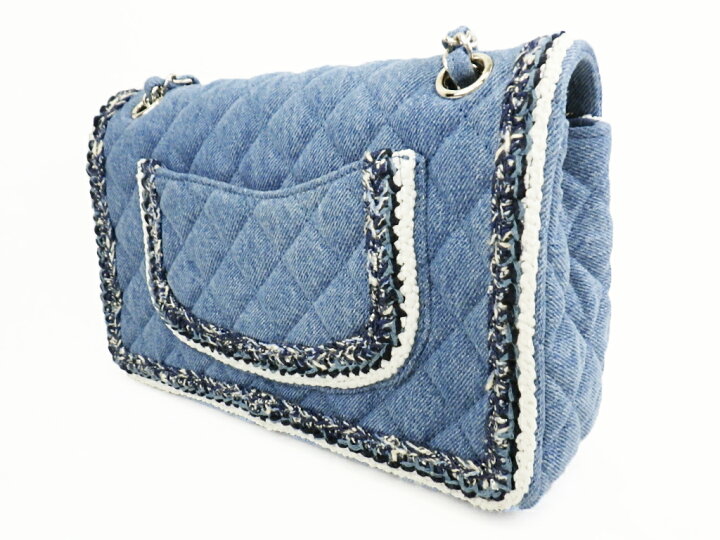 楽天市場】【美品】CHANEL シャネル デニムマトラッセ25 2wayチェーン 