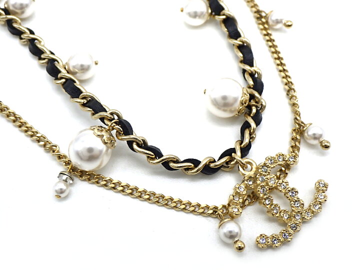楽天市場】【美品】CHANEL シャネル チョーカー ネックレス A18B 