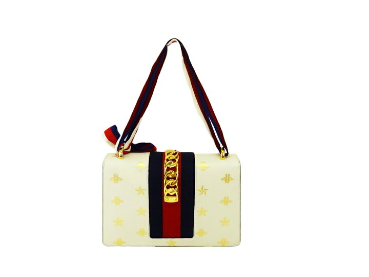 楽天市場】GUCCI グッチ シルヴィ ビー＆スター スモールショルダー 