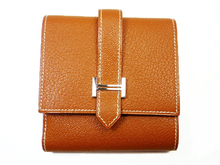 楽天市場】【未使用品】HERMES エルメス ベアン レクトベルソ Wホック 