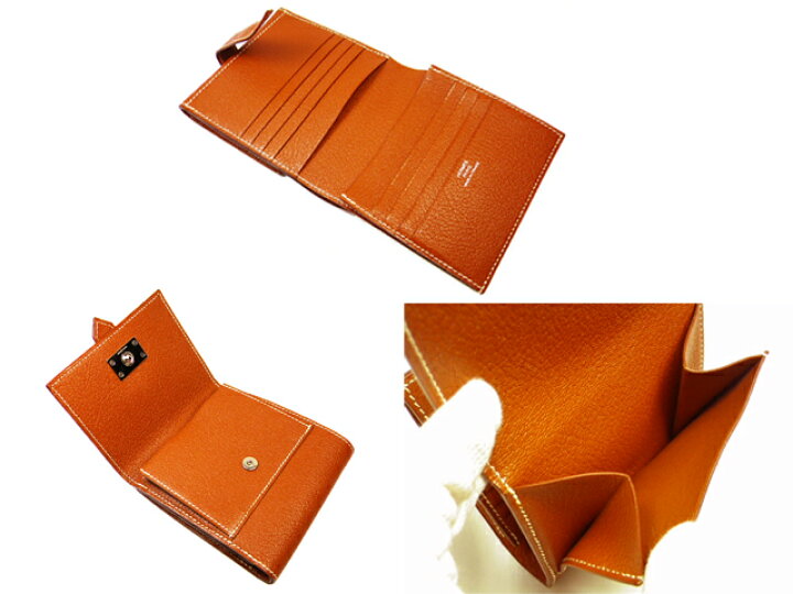 楽天市場】【未使用品】HERMES エルメス ベアン レクトベルソ Wホック  