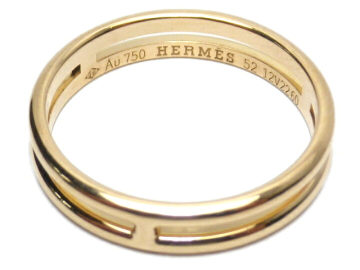 楽天市場】HERMES エルメス アリアンヌリング サイズ＃52(約12号 