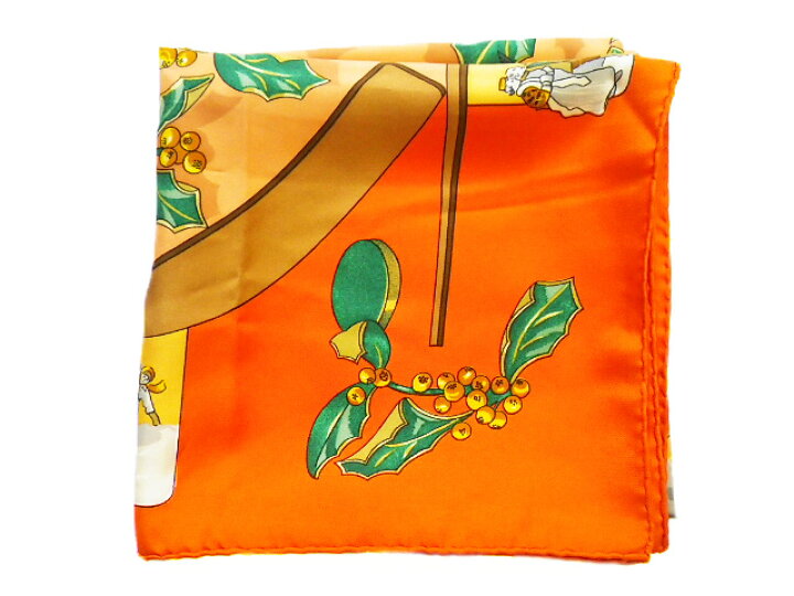 楽天市場】HERMES エルメス カレ90 大判スカーフ 『Neige d