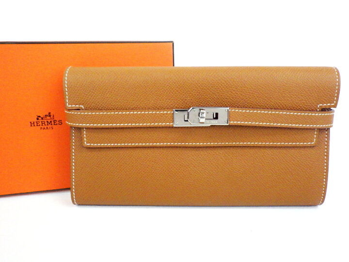 楽天市場】HERMES エルメス ケリー ウォレット ロング ヴォーエプソン  