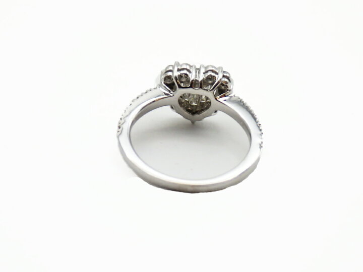 楽天市場】QUEEN クイーン ハートモチーフ リング ダイヤモンド1.00ct 