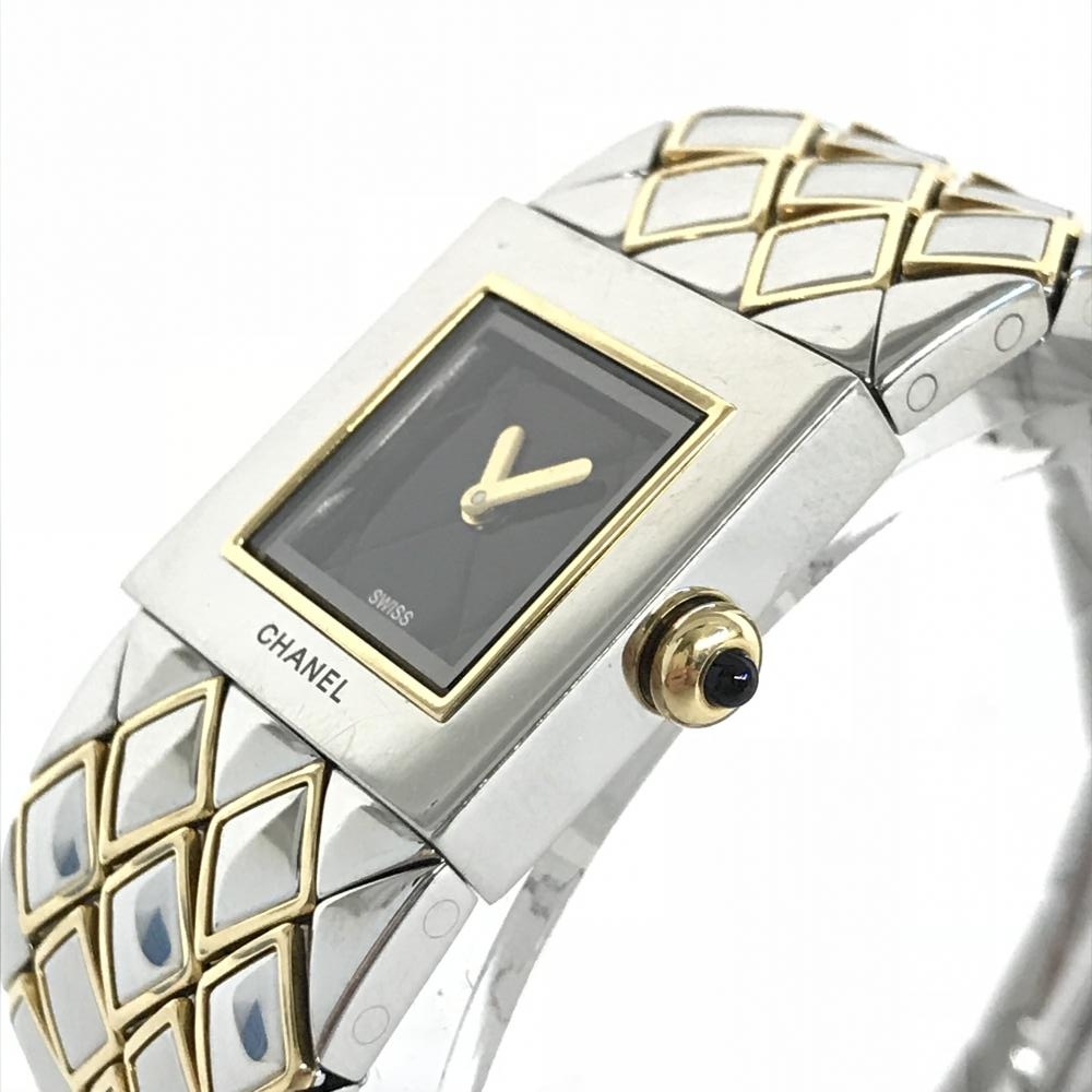 クラシック Chanel ｼｬﾈﾙ H0475 ﾏﾄﾗｯｾ ｸｫｰﾂ 黒文字盤 ﾚﾃﾞｨｰｽ時計 レディース腕時計 Www Lakepointsports Com
