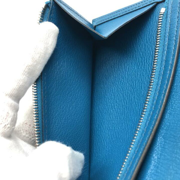 楽天市場】HERMES エルメス ベアンスフレ アリゲーター 長財布 SV金具 