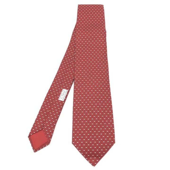 楽天市場】未使用 HERMES エルメス ネクタイ 剣先幅約8.5cm 赤 レッド 