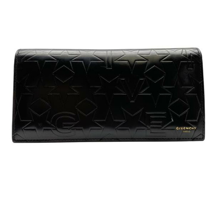 楽天市場】GIVENCHY ジバンシイ 長財布 黒 ブラック スター 星 型押し 