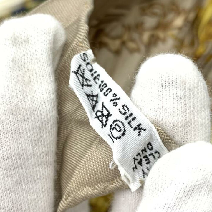 楽天市場】HERMES エルメス プリーツスカーフ カレ ベージュ  