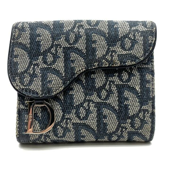 楽天市場】Dior ディオール トロッター サドル 財布 コンパクト 