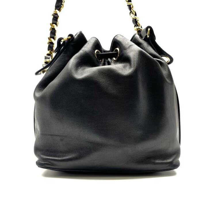 楽天市場】CHANEL ｼｬﾈﾙ ﾃﾞｶｺｺ 巾着 ﾁｪｰﾝ ｼｮﾙﾀﾞｰﾊﾞｯｸﾞ 黒 ﾌﾞﾗｯｸ ｺｺﾏｰｸ 