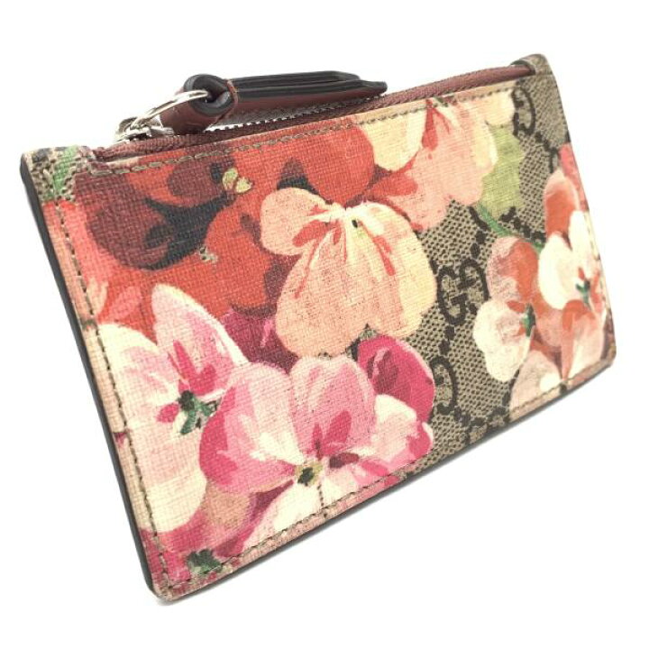 楽天市場】GUCCI ｸﾞｯﾁ 430275 ｺｲﾝｹｰｽ 小銭入れ GGﾌﾞﾙｰﾑｽ ｶｰﾄﾞｹｰｽ 花柄 