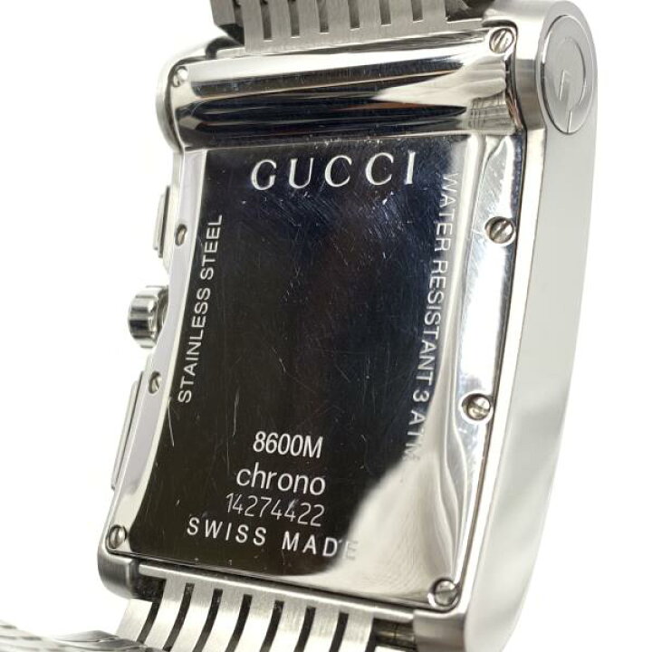 楽天市場】GUCCI グッチ 8600M Gメトロ メンズ 腕時計 クオーツ 黒文字 